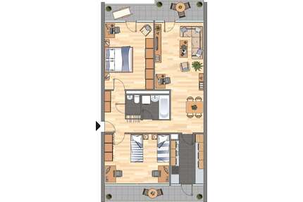 Wohnung zum Mieten in Oberhausen 437,37 € 84.81 m²