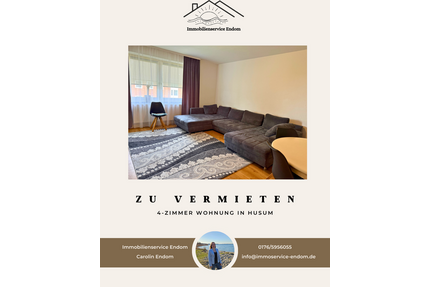 Wohnung zum Mieten in Husum 570,00 € 80.21 m²