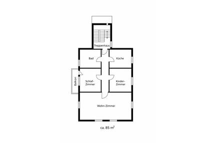 Traumhafte 3,5 Zi Wohnung - 315.000,00&nbsp;EUR Kaufpreis, ca.&nbsp; 83,00&nbsp;m&sup2; in Pliezhausen (PLZ: 72124)