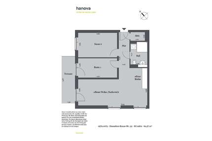Wohnung zum Mieten in Hannover 869,62 € 69.57 m²