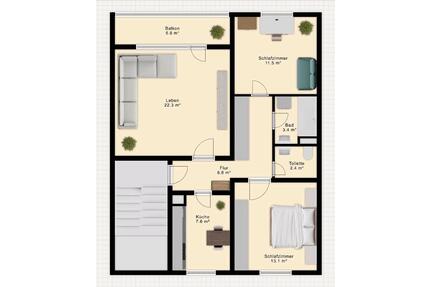 3 Zimmer Eigenttumswohnung Wolfsburg Westhagen 165.000€ VB