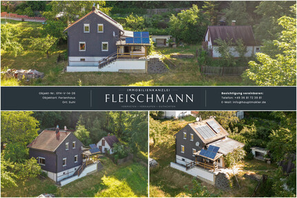 Ferienhaus mit Panorama-Weitblick – Ihr Rückzugsort am Stadtrand mit vielseitigem Potenzial - Suhl / Friedbergsiedlung