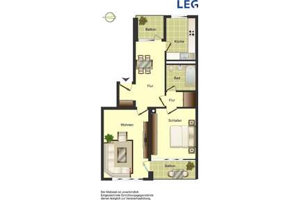 Wohnung zum Mieten in Ratingen 739,00 € 65.27 m²