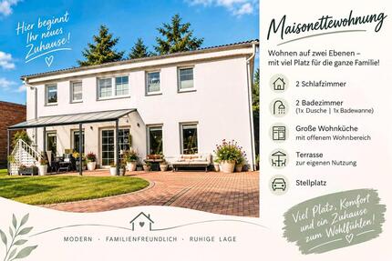 Miet Wohnung über zwei Etagen mit Terrasse - Liepgarten
