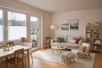 Ruhige 2-Zimmer-Wohnung mit Süd-Balkon in Tecklenburg-Ledde