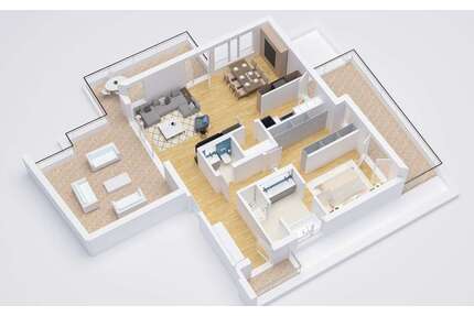 Wohnung zum Kaufen in Saarbrücken Ensheim 538.882,50 € 121.33 m² - Saarbrücken / Ensheim