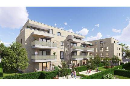 Schöne 3-Zimmer Neubauwohnung im 2. OG in City-Lage von Monheim