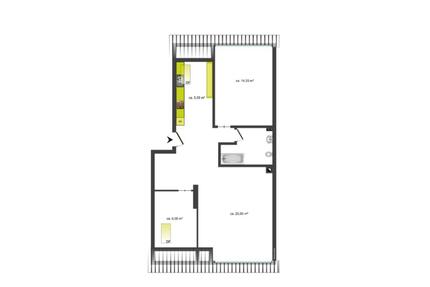 2,5 Zimmer ETW Niendorf zentral, modern, hell - Hamburg Eimsbüttel
