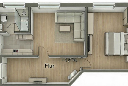 Attraktive 2-Zim Zentrum Stade – frisch kernsaniert - Himmelpforten