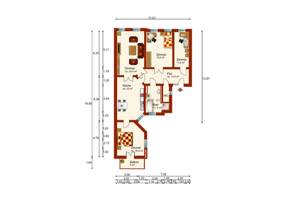 Wohnung zum Mieten in Görlitz 760,00 € 126 m²