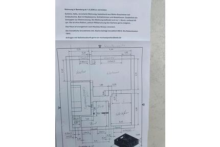 schöne, helle 2- Zimmer -Wohnung in Bamberg . Hallstadter Str. - Rattelsdorf