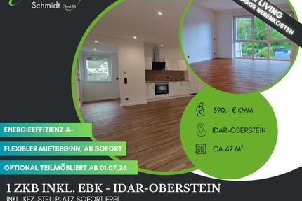 ***Hippes 1ZKB-Appartment, I-O, ab sofort, zu vermieten!*** - Idar-Oberstein
