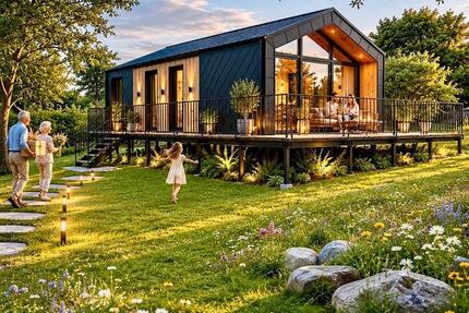 Tinyhaus, Mobilheim, Modelhaus, Fertighaus - Poing
