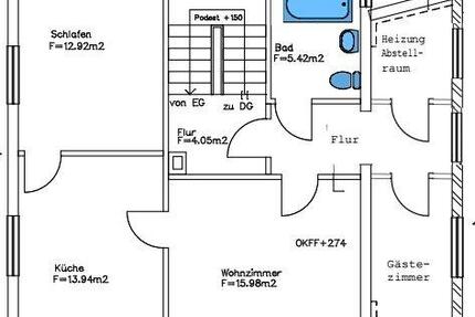 3-Zimmer-Wohnung, ruhig gelegen - in Crawinkel - Ohrdruf
