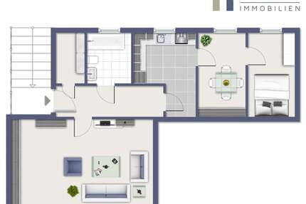 Wohnung zum Mieten in Bochum 744,00 € 62 m²