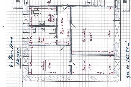 Vermiete 3-Raum Wohnung mit 65 m² - Dargun