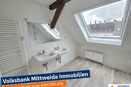 Gemütliche 3-Zimmer-Dachgeschosswohnung mit Sichtbalken in Chemnitz-Hilbersdorf!