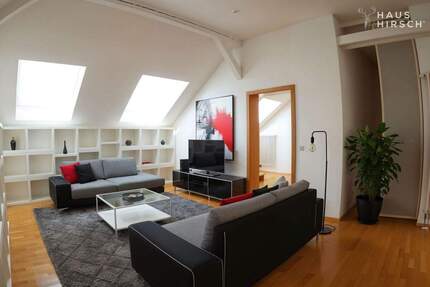Dachgeschosswohnung mit Panoramablick und großer Terrasse im Herzen Leipzigs