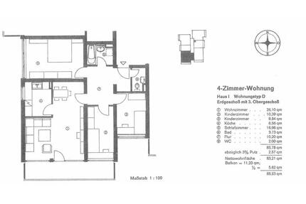 Sonnige 4-Zimmer-Wohnung mit großem Balkon & Top-Anbindung - Puchheim