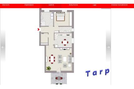 moderne große 2 Zimmer KFW55 mit Südbalkon - Tarp