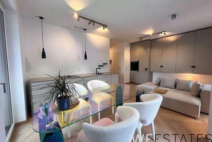 Voll möbliert: Stilvolles 2-Zimmer-Apartment am See - Düsseldorf Heerdt