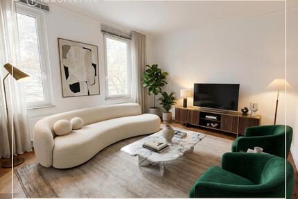 Wohnen im kernsanierten Denkmalschutz: 3-Zimmer-Wohnung im Stadtzentrum - Stuttgart Stuttgart-Süd
