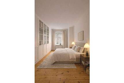 Klassischer Berliner Altbau: 57 m²- 2 Zimmer mit Dielen und hohen Decken im modernisierten Objekt
