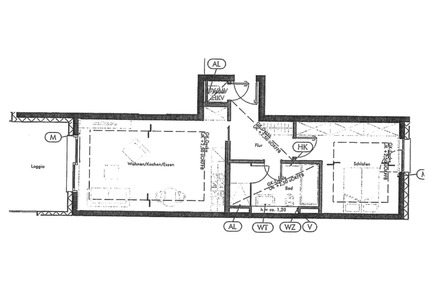 Schöne 2-Zimmer-Wohnung mit Balkon 8050 15 - Unterschleißheim