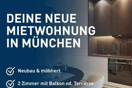 ab 01.07. möblierte 2-Zimmer-Mietwohnung in München-Fasangarten