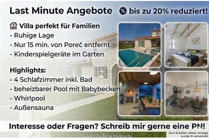 Villa Terra Magica bei Poreć - 300,00&nbsp;EUR Kaltmiete, in Aystetten (PLZ: 86482)