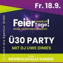 Ü30 Party mit DJ Uwe Dinies - Bienwaldhalle