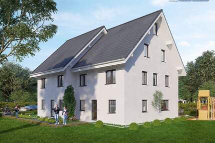 Erstbezug, moderne Doppelhaushälfte mit Baugrundstück für weitere 3 RMH - Schlangen / Oesterholz-Haustenbeck