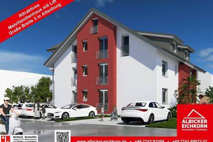 4 Zimmerwohnung EG mit Terrasse ca. 109 m² mit Lift, Klimafreundlicher Neubau- Jestetten Altenburg - Jestetten-Altenburg
