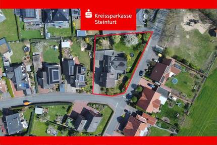 Mehrgenerationen-Ensemble mit großem Grundstück in Recke-Steinbeck