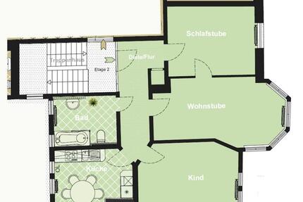 Prima Altbauwohnung zu vermieten! - Eisenach