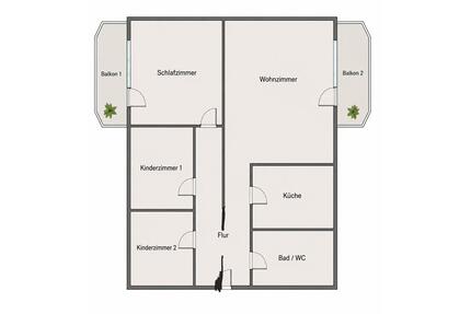 4-Zimmer-Wohnung in Moabit mit 2 Balkonen & Stellplatz - Berlin Mitte