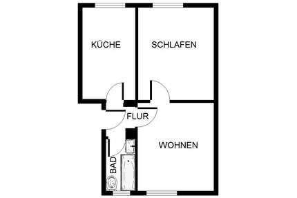 Wohnung zum Mieten in Bergkamen 359,00 € 43.83 m²