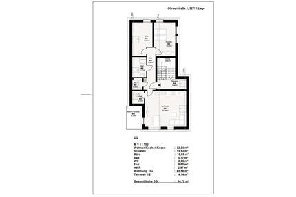 Erstbezug - Hochwertige 3-Zimmer-Wohnung im DG - Lage