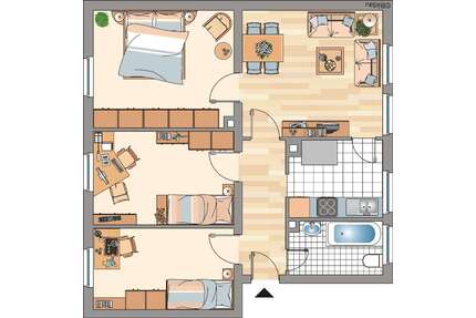 Wohnung zum Mieten in Essen 619,00 € 65.7 m²