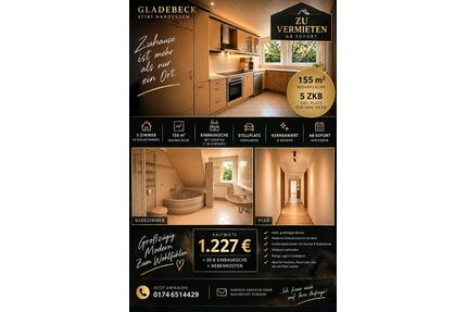 Renovierte 5-ZKB 155qm Wohnung zu Vermieten • ab Sofort! - Hardegsen