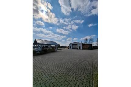 Gewerbehalle mit 2.200 m² Freifläche in Top-Ecklage zu verkaufen - Wurzen
