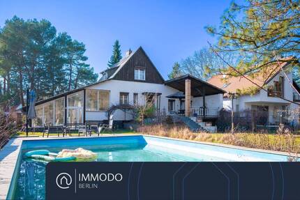 ?? Familien Traum mit Grüner Oase und Pool - hochwertiges 6 Zimmer Haus mit großer Garage, uvm... - Stahnsdorf Güterfelde