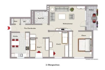 4 Zimmer Wohnung im Herzen von Dülmen +Balkon !
