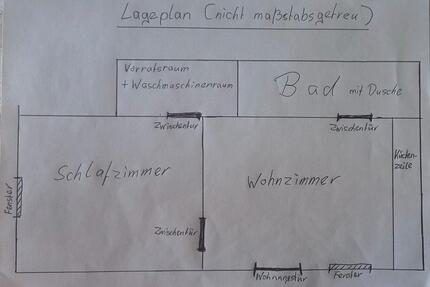 Vermiete 2-Raum Wohnung in Gotthun - Röbel/Müritz