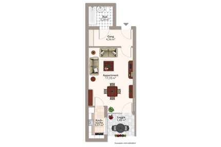Wohnung zum Mieten in München 630,00 € 30 m²