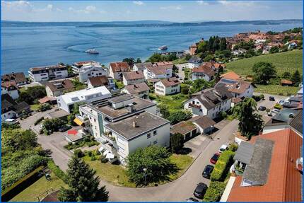 Exklusive 3-Zimmer-Wohnung mit Seesicht und Garage, Haus top saniert - frei! - Meersburg