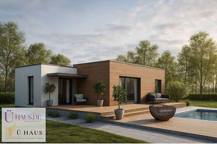 Rohe 77 - Moderner Bungalow in KfW 40, einzugsfertig inkl. KfW40, Fundamente - Bayreuth City