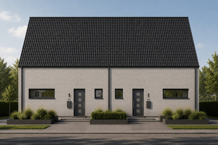 Moderne Neubau-Doppelhaushälfe mit Kaufgrundstück in attraktiver Lage von Südlohn!