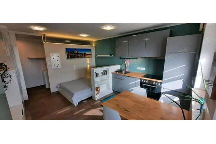 Modernes Appartement, 1 Zimmer Wohnung, voll möbliert, Terrasse - Regensburg Galgenberg