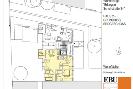 Moderne 3 Zimmer-Wohnung im Herzen von Erlangen